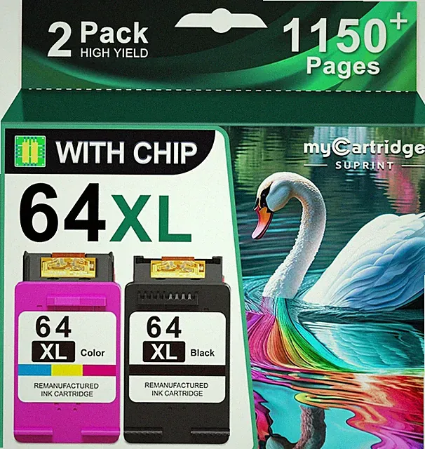 64XL Ink Cartridge for HP 64 XL ENVY 5542 6258 6255 7130 7132 7164 7830 7855 lot