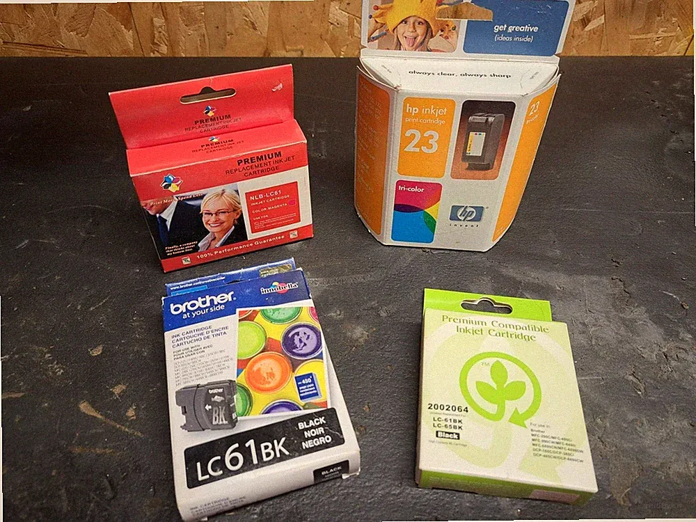 NIB Lot of 4 Printer Ink Packs Expired SHIPS WORLDWIDE